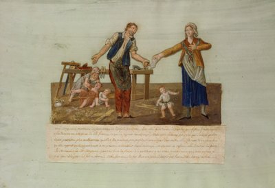 The Honesty of a Female Citizen of the Temple District in Paris by P. A. and J.B. Lesueur
